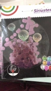 Ultra-thin round paper sheets and sequins for bouncy ball balloons 111 details Picture